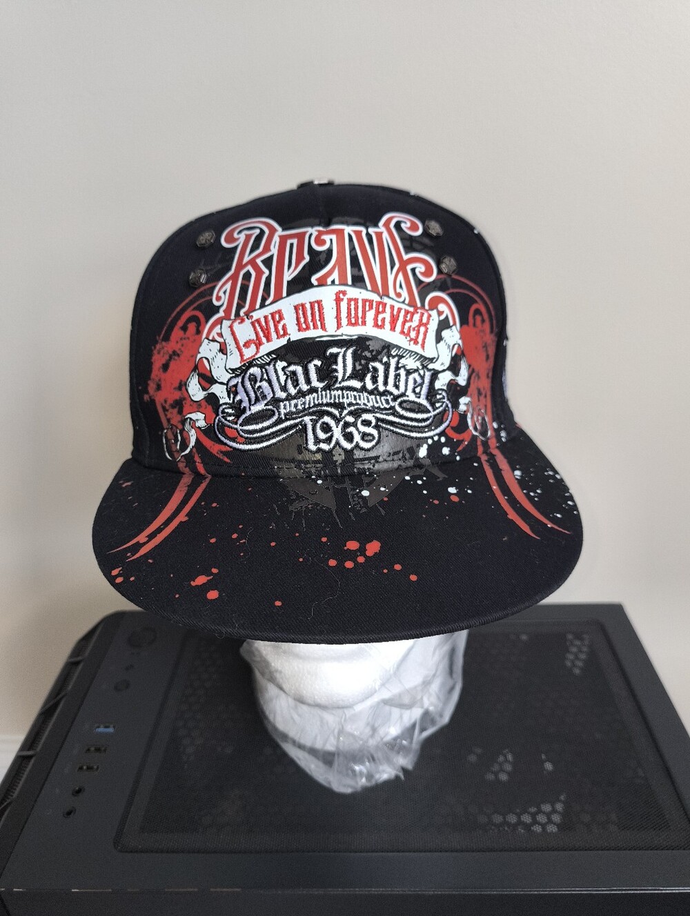 Blac Label Unisex "Brave" Snapback Hat One Size Fits All